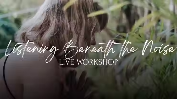 Listening Beneath the Noise Workshop